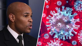 El director de salud de Estados Unidos, Jerome Adams, habla sobre el coronavirus.