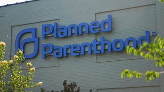 In this file photo, the exterior of a Planned Parenthood Reproductive Health Services Center is seen on May 31, 2019 in St Louis, Missouri.