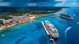 Vista de Cozumel, en Quintana Roo