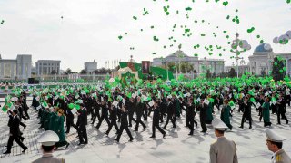 desfile en Turkmenistan