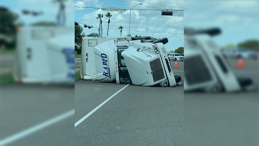 tractor trailer rollover mission 2