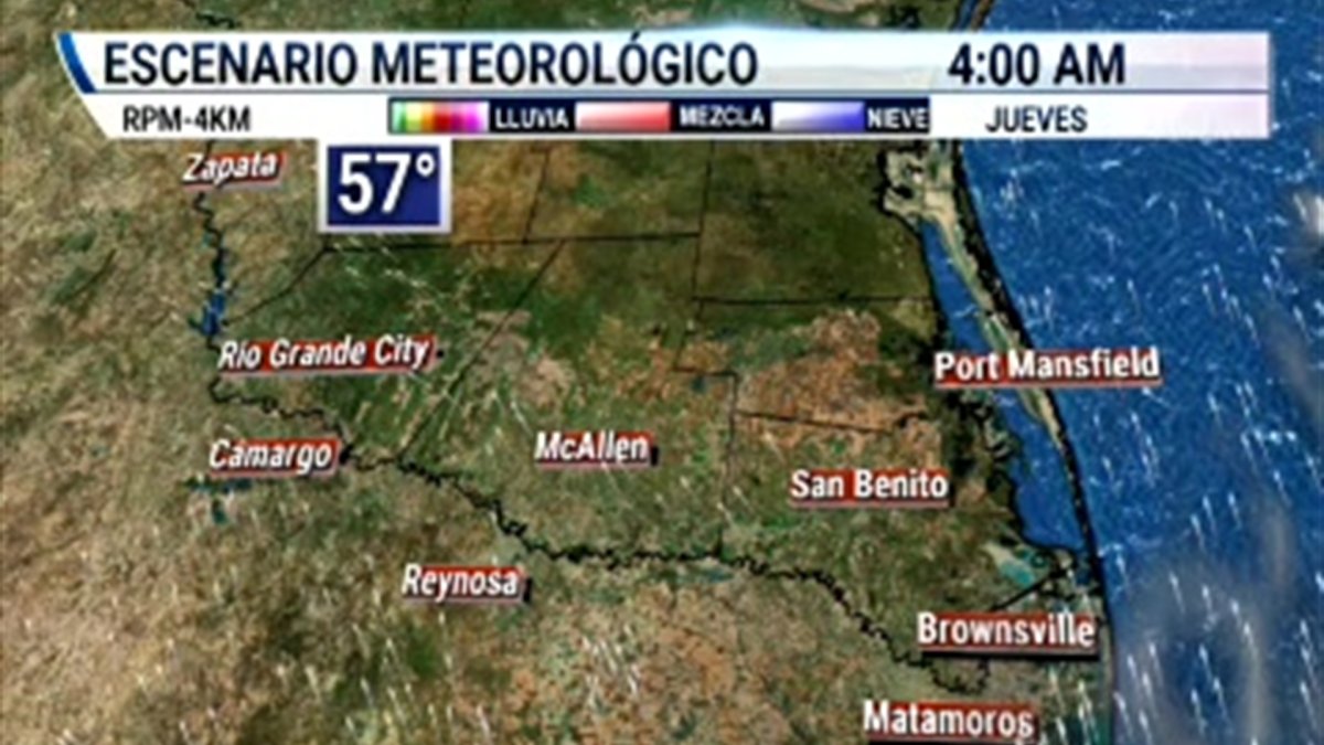 El pronóstico del tiempo para miércoles, 9 de diciembre de 2020 Telemundo McAllen (40) El pronóstico del tiempo para miércoles, 9 de diciembre de 2020 Telemundo McAllen (40)