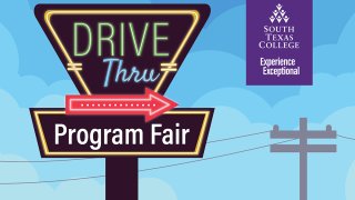 anuncio que lee drive thru program fair