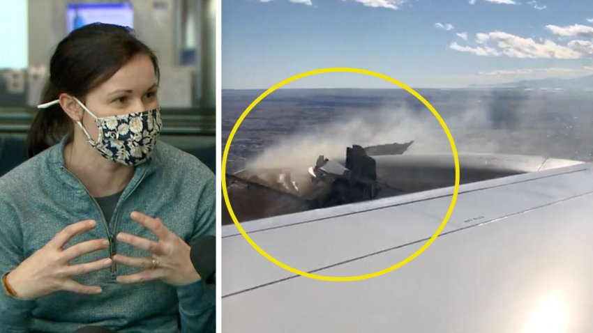 Impresionante video: partes de avión de United se desprenden en el aire