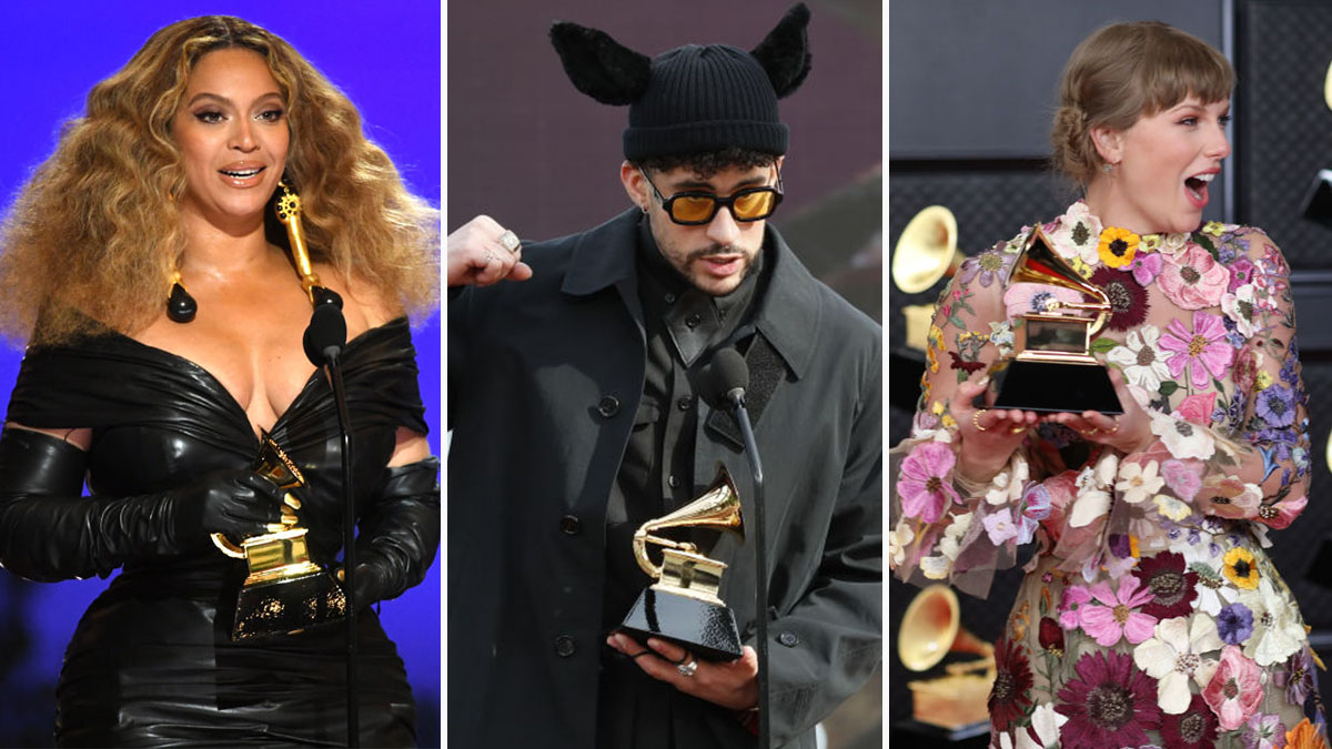 Premios Grammy Bad Bunny gana su primer galardón; Beyonce y Taylor