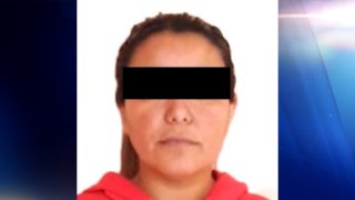 Fotografía de una mujer identificada como "La China", dada a conocer por el Fiscalía General de México