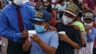 makeshift migrant camp us mexico border