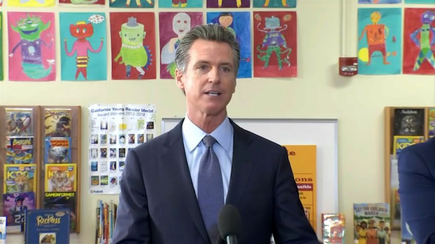 California Gov. Gavin Newsom announces a COVID-19 vaccine mandate for schoolchildren.