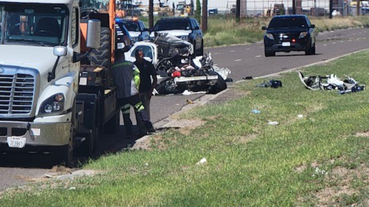 Mortal accidente en Donna al mujer chocar contra camión Telemundo