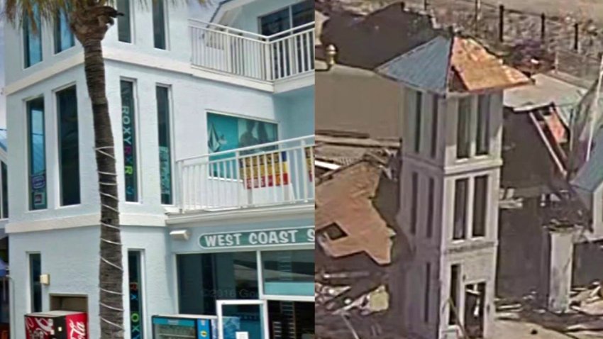 En imágenes: antes y después de la devastación causada por Ian en Florida