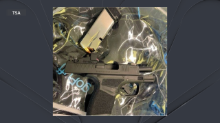 A loaded gun found at Newark Airport on Thanksgiving
