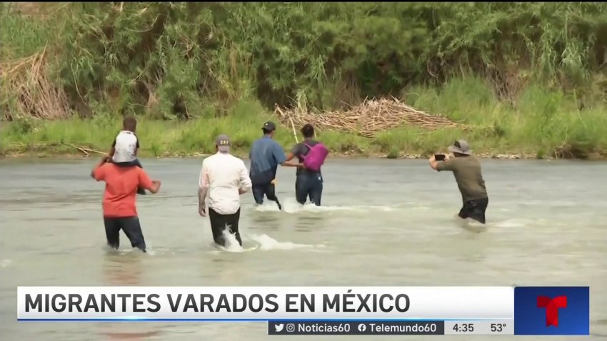 Migrantes se quedan varados en México ante titulo 42