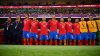 Suena el himno de Costa Rica en su duelo con Alemania
