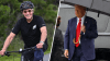 Así se la pasó Joe Biden mientras Donald Trump acudía a corte