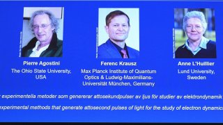 Nobel de Física para Agostini, Krausz y L'Huillier por sus experimentos con attosegundos