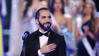 El presidente de El Salvador, Nayib Bukele.