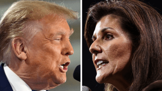 El expresidente Donald Trump y la exgobernadora de Carolina del Sur, Nikki Haley.