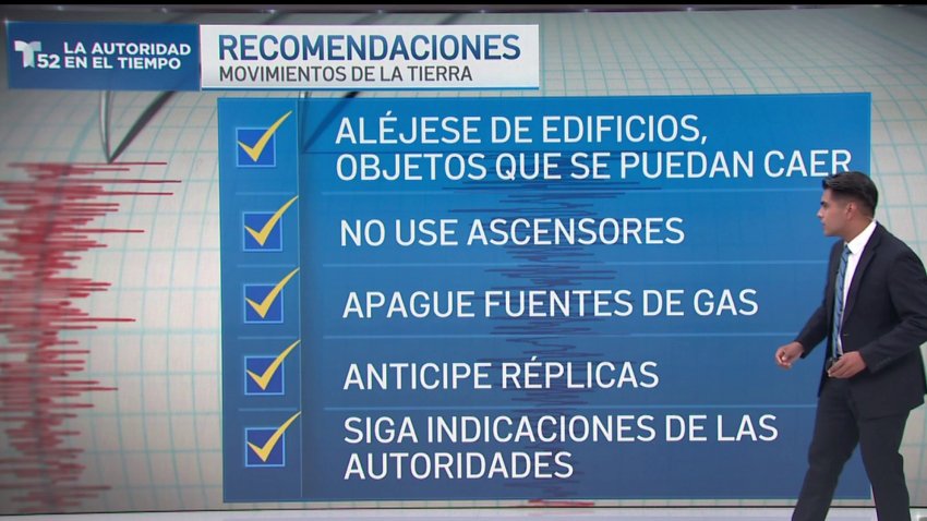 Lo que debes hacer en caso de un temblor