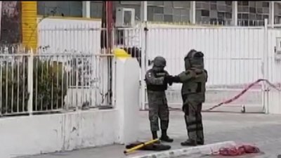 Autoridades encuentran granada afuera de una preparatoria en Reynosa