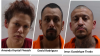 Arrestan tres personas que presuntamente custodiaban vehículos robados para enviar a México