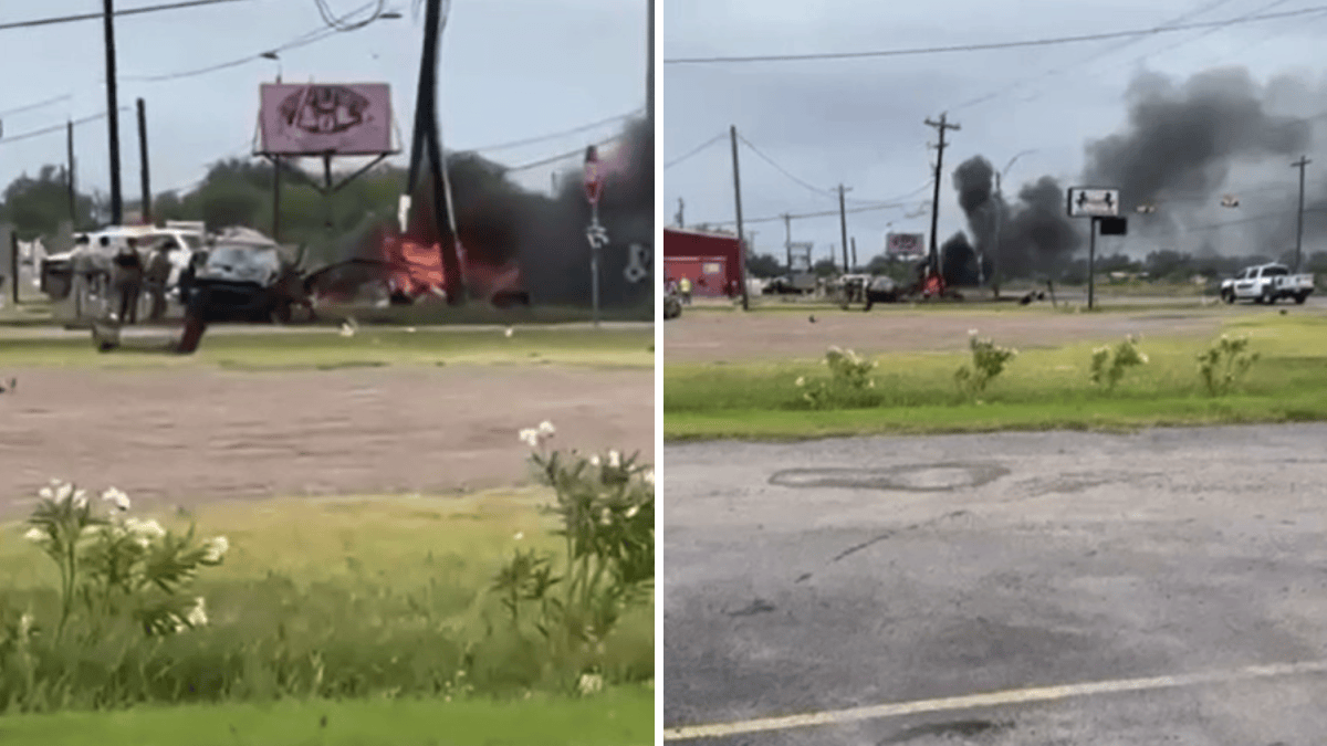 Muere una persona calcinada y otra al salir expulsada de auto en choque ...