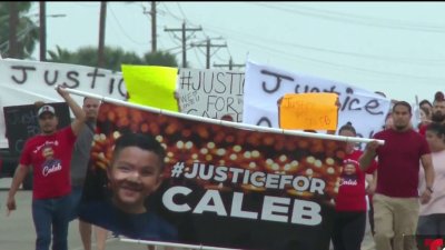 Manifestantes reclaman justicia para Caleb Ramírez tras ser atropellado en Pharr