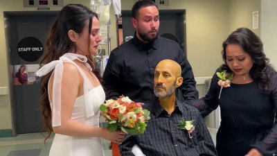 Padre con cáncer cumple deseo de llevar a su hija al altar