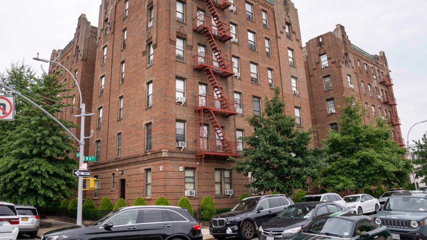 Four people were pronounced dead on scene inside an apartment at 1590 West 8th St. in the Brooklyn borough of New York on July 19, 2024. (Theodore Parisienne/New York Daily News/Tribune News Service via Getty Images)