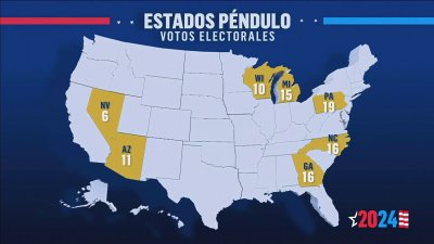 Proyección ganador en los estados: Kamala Harris y Donald Trump