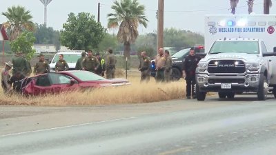 Camioneta de la patrulla fronteriza involucrada en accidente