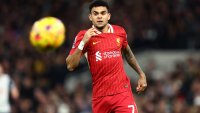 LONDON, ENGLAND – DECEMBER 22: Luis Diaz of Liverpool during the Premier League match between Tottenham Hotspur FC and Liverpool FC at Tottenham Hotspur Stadium on December 22, 2024 in London, England. (Photo by Charlotte Wilson/Offside/Offside via Getty Images)