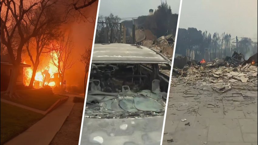 La luz del día muestra a Los Ángeles devastada por incendios forestales