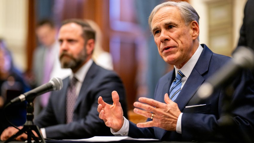 AUSTIN, TEXAS – APRIL 23: Gov. Greg Abbott speaks during a bill signing in the State Capitol on April 23, 2025 in Austin, Texas. Senate Bill 14 introduces and establishes a new Texas Regulatory Efficiency Office which seeks to create better practices within state agencies and terminate unnecessary regulations.  (Photo by Brandon Bell/Getty Images)