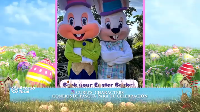 Recibe una visita especial de los conejitos de Pascua