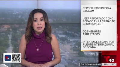 Arrestan a dos menores tras  persecución cerca del Puente Internacional de Donna