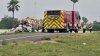 Basura se incendia mientras era  transportada por camión en Edinburg