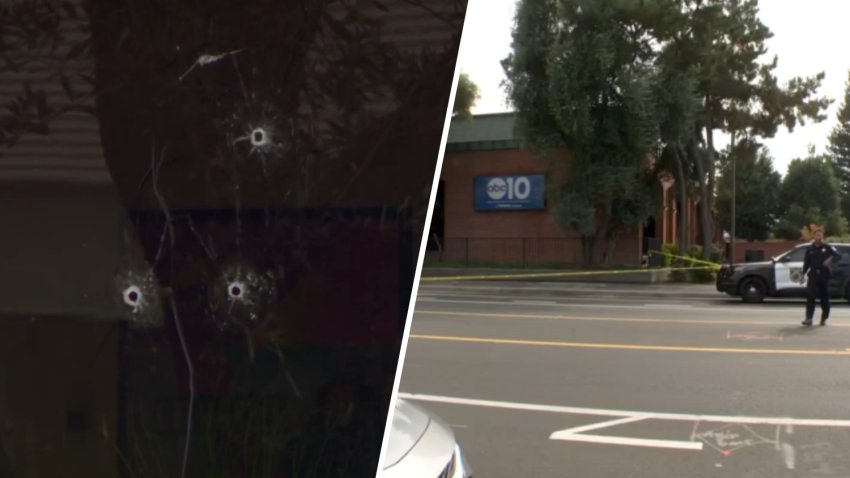 The scene of a shooting Friday Sept. 19, 2025 in Sacramento.