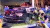 Bomberos de Edinburg rescatan a heridos tras fuerte accidente vehicular