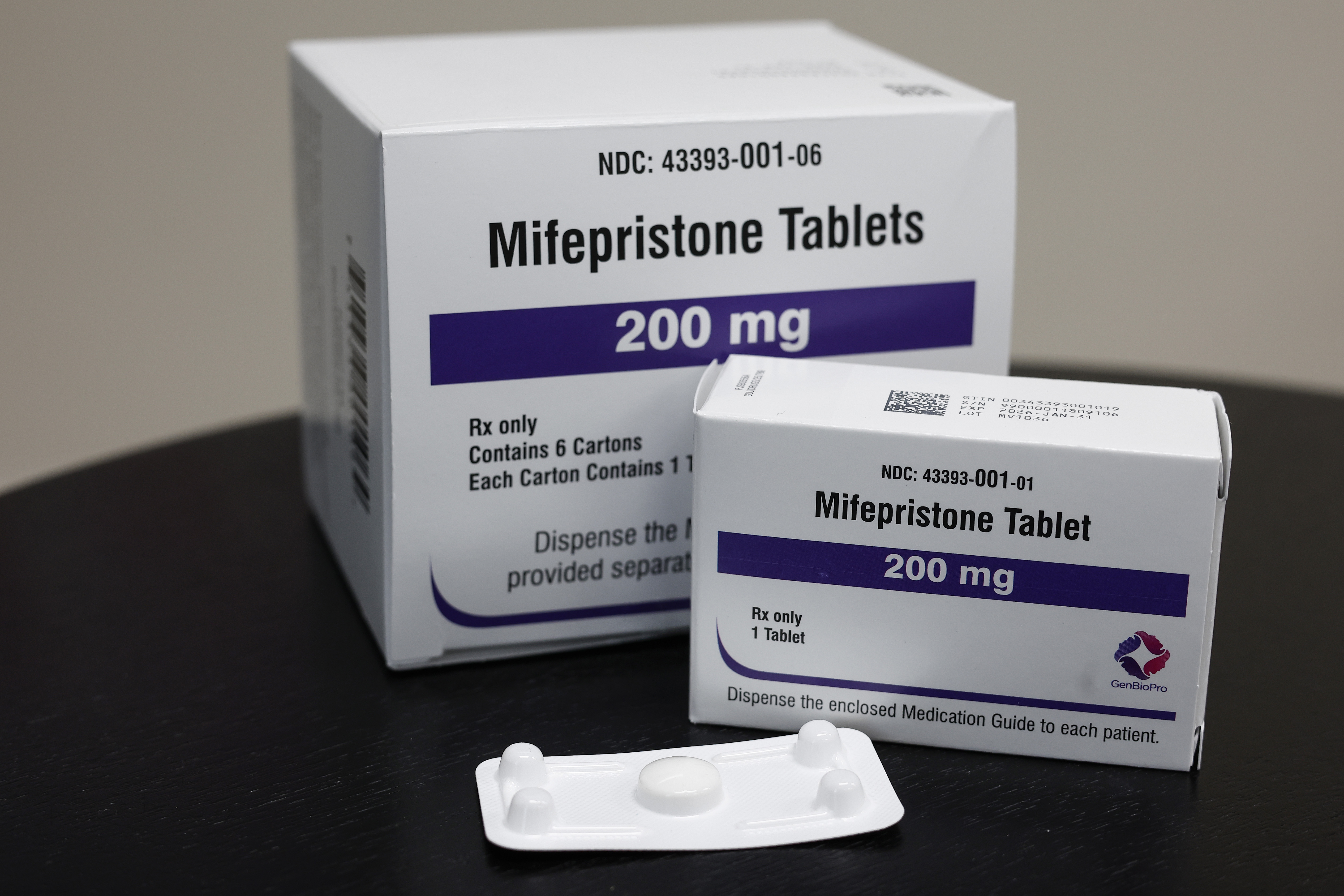 Mifepristone tablets
