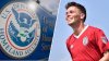 Bajo custodia de ICE futbolista argentino que se disponía a viajar con su equipo