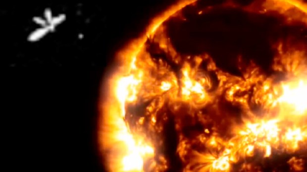 Video: Polémica por ángeles alrededor del sol